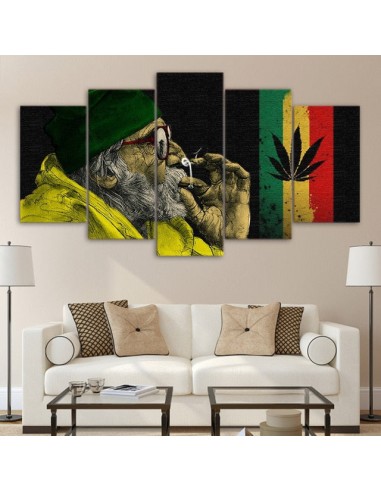 Tableau Cannabis  Vieux Rasta vente chaude votre 